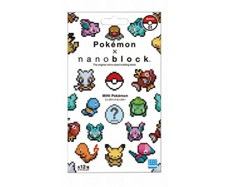 Interactive Video Games Toy Storytelling Sets Inspired by Story - Driven Indie GamesPokemon Nanoblock: Mini Pokemon Blind Pack Vol.1