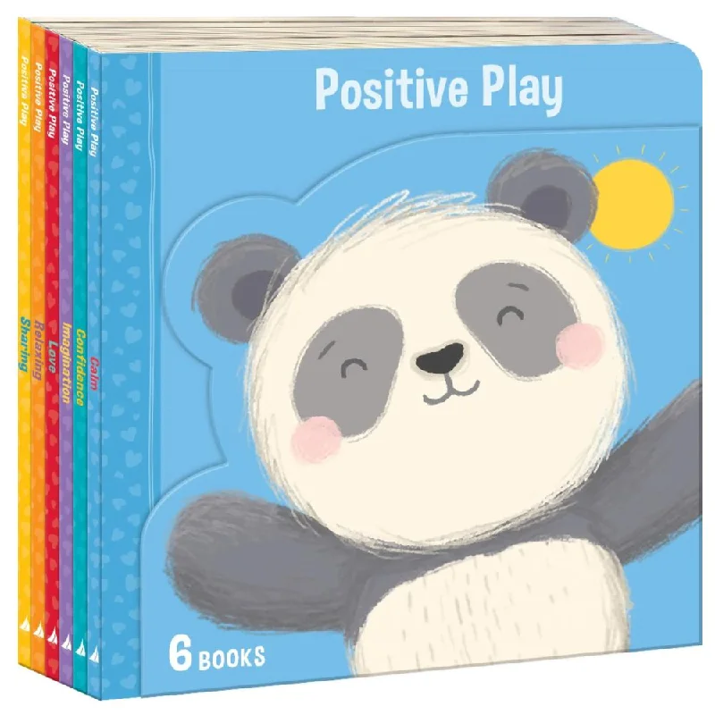 Natural Finish Wooden Educational Toys with a Music - Making Function for 3 - 5 Year OldsPositive Play - 6 Book Slipcase Natural Finish Wooden Educational Toys with a Music - Making Function for 3 - 5 Year OldsPositive Play - 6 Book Slipcase