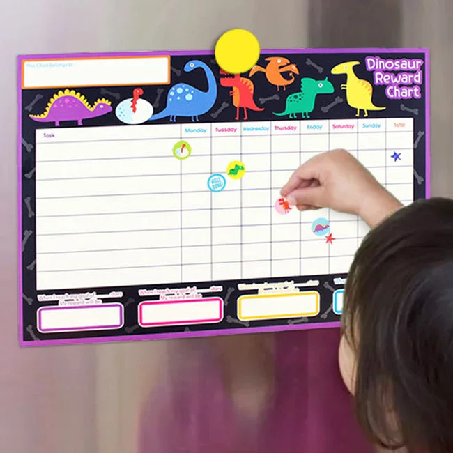 Solid Wood Educational Toys with a Coding and Logic - Building GameReward Chart and Stickers Set Dinosaurs Solid Wood Educational Toys with a Coding and Logic - Building GameReward Chart and Stickers Set Dinosaurs