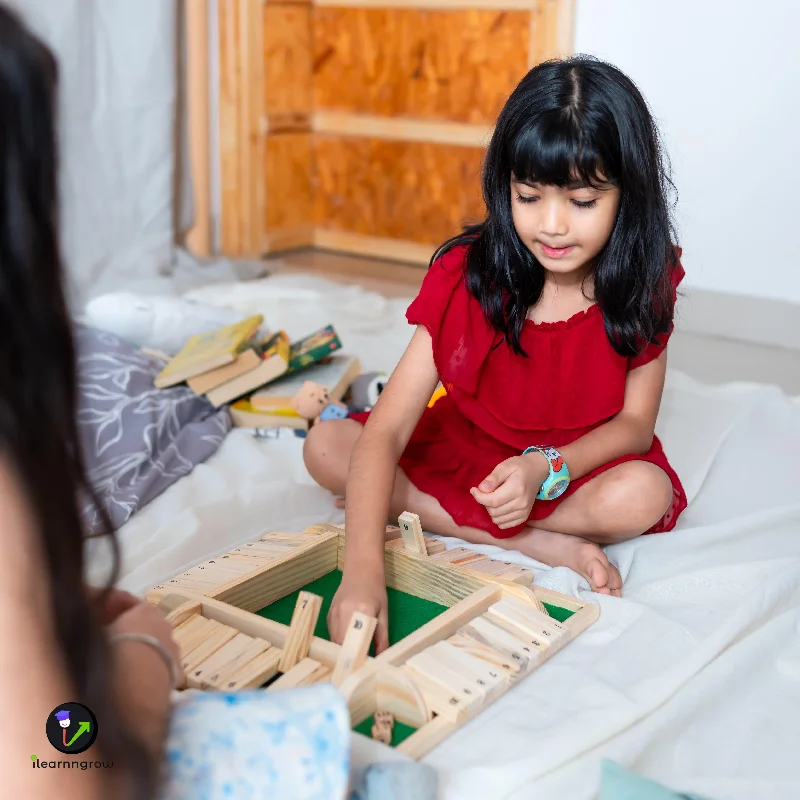 Solid Wood Educational Toys with a Science Experiment Theme for Young LearnersShut the box