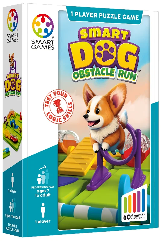 Hand - Carved Wooden Educational Toys with Alphabet - Learning BlocksSmart Dog Obstacle Run Smart Games Hand - Carved Wooden Educational Toys with Alphabet - Learning BlocksSmart Dog Obstacle Run Smart Games