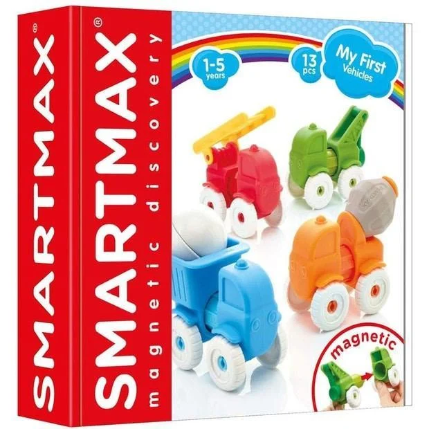 Natural Wood Educational Toys with a Magnetic Puzzle Design for Brain TrainingSmartmax My first vehicles Natural Wood Educational Toys with a Magnetic Puzzle Design for Brain TrainingSmartmax My first vehicles