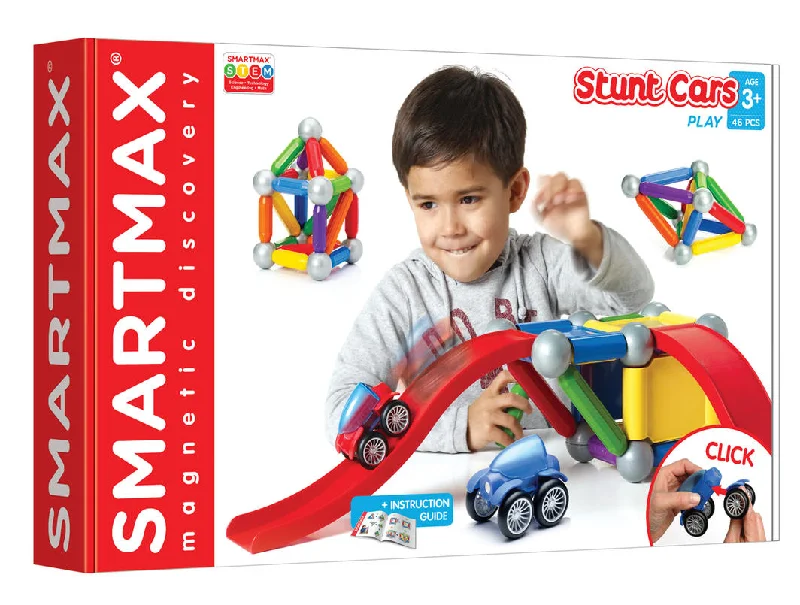 Hand - Made Wooden Educational Toys with a Space - Exploration SimulationSmartMax Stunt Car 46 Piece