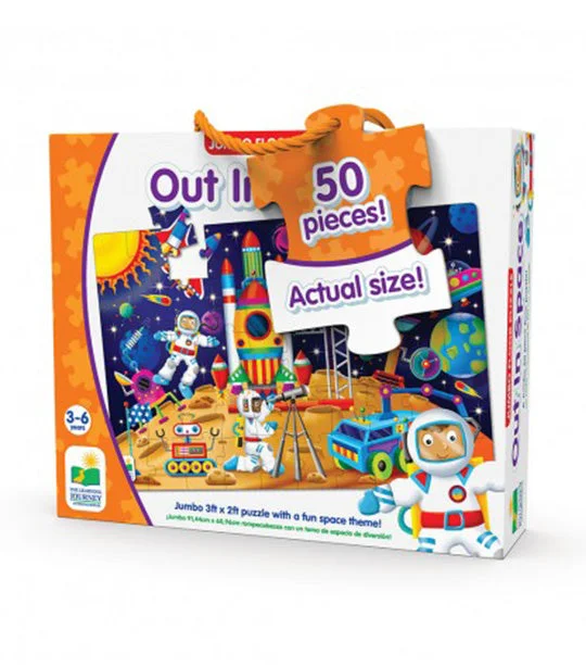 Natural Wood Early Learning Educational Toys for Toddlers' Cognitive DevelopmentJumbo Floor Puzzle - Out In Space Natural Wood Early Learning Educational Toys for Toddlers' Cognitive DevelopmentJumbo Floor Puzzle - Out In Space