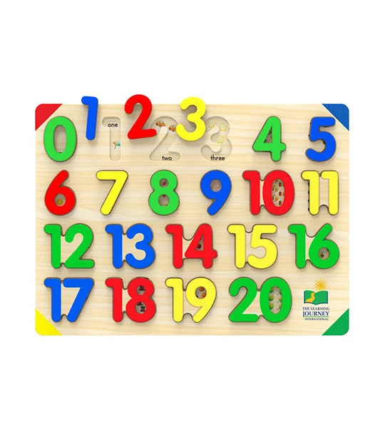 Natural Wood Educational Toys with a Construction and Engineering Play SetLift & Learn - 123 Number Puzzle Natural Wood Educational Toys with a Construction and Engineering Play SetLift & Learn - 123 Number Puzzle