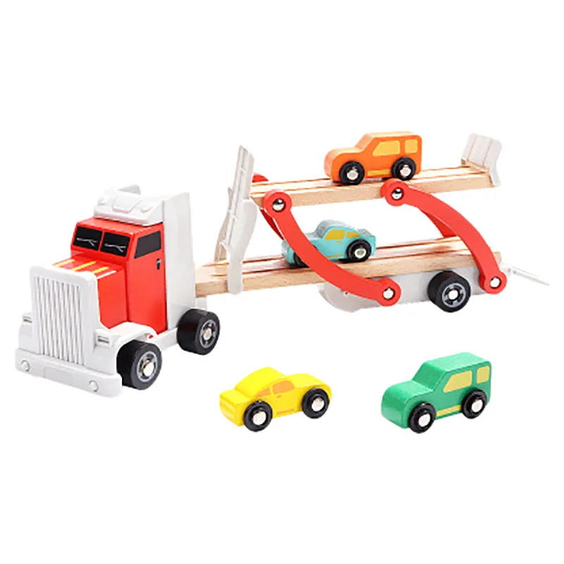 Natural Finish Wooden Educational Toys with a Music - Making Function for 3 - 5 Year OldsTop Bright High Quality Sturdy Truck