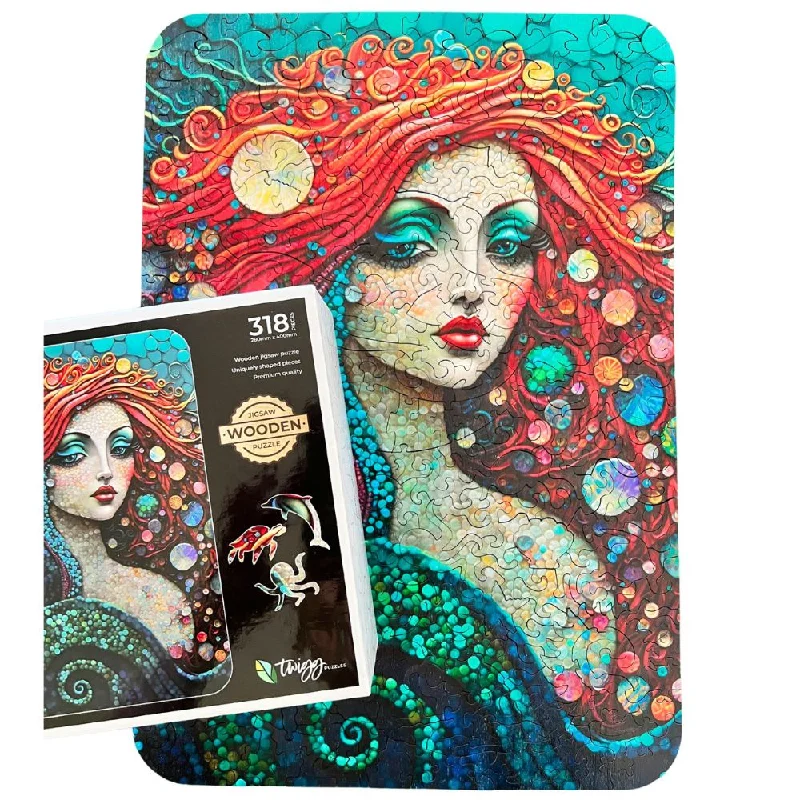 Natural Wood Educational Toys with a Construction and Engineering Play SetTwigg Jigsaw Puzzles Mesmerising Mermaid -318 pieces Natural Wood Educational Toys with a Construction and Engineering Play SetTwigg Jigsaw Puzzles Mesmerising Mermaid -318 pieces