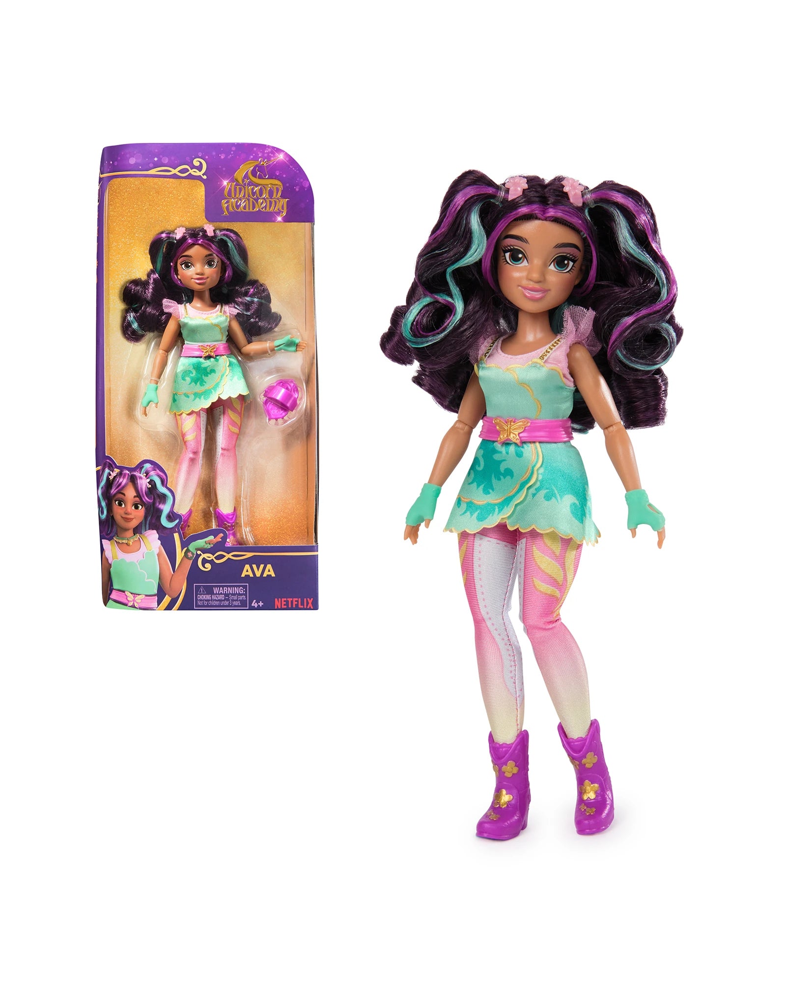 Dolls with Jointed Limbs for Poseability and a Set of Miniature Furniture AccessoriesUnicorn Academy Fashion Doll Ava Dolls with Jointed Limbs for Poseability and a Set of Miniature Furniture AccessoriesUnicorn Academy Fashion Doll Ava