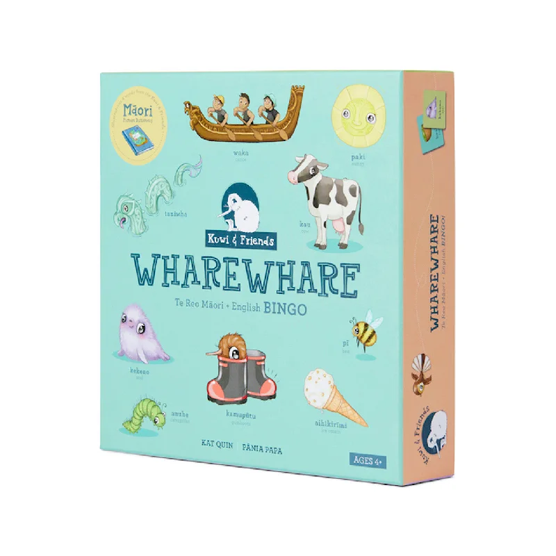Hand - Painted Wooden Educational Toys in a Historical and Cultural ThemeWhareWhare - Te Reo Maori + English Bingo Hand - Painted Wooden Educational Toys in a Historical and Cultural ThemeWhareWhare - Te Reo Maori + English Bingo