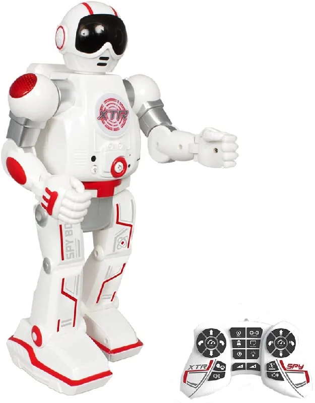 Sustainable Solid Wood Educational Toys with a Language - Learning Activity BookXtreme Bots Spy Bot - White Sustainable Solid Wood Educational Toys with a Language - Learning Activity BookXtreme Bots Spy Bot - White