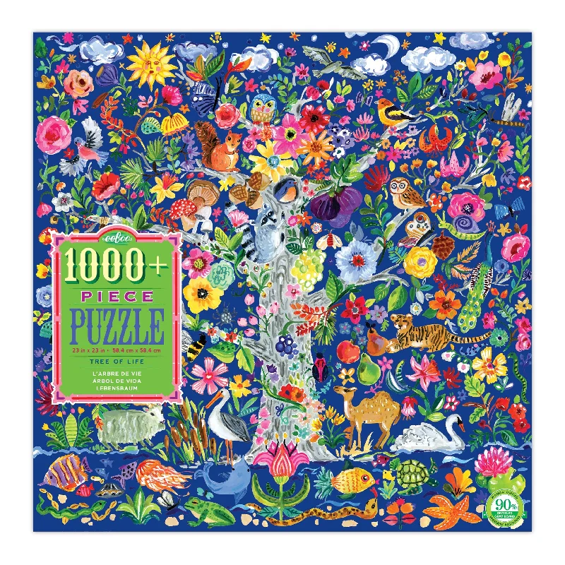 1000 Pc Jigsaw Puzzle - Tree of Life - Eeboo