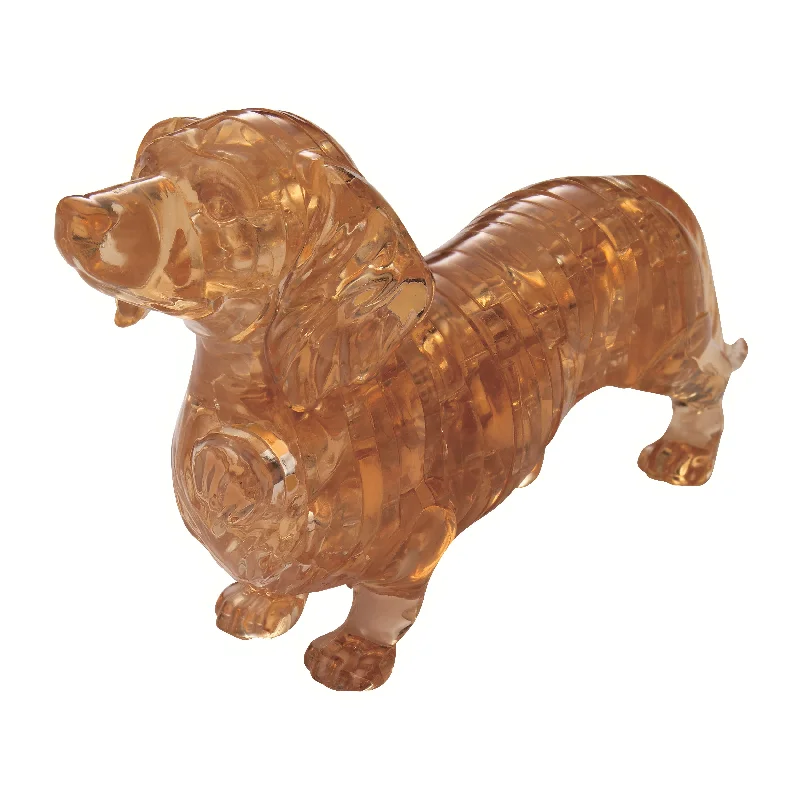 3D Crystal Puzzle - Dachshund: 41 Pcs
