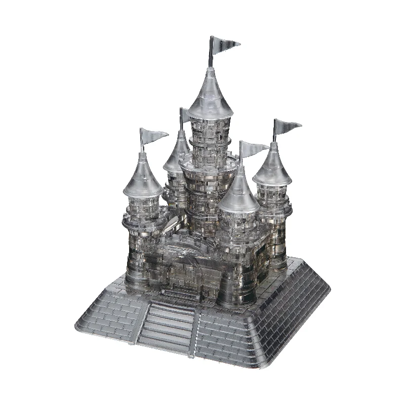 3D Crystal Puzzle - Castle (Black): 104 Pcs