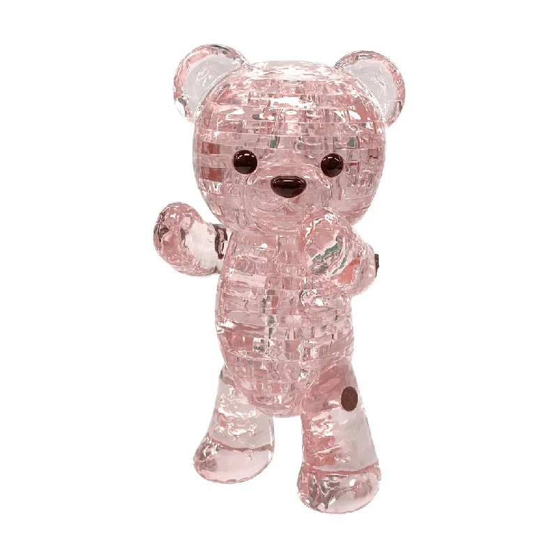 3D Crystal Puzzle - Moving Teddy Bear: 48 Pcs