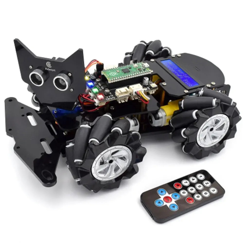Assembled - Kit Wooden Robots with a Space Exploration Theme for Science EnthusiastsAdeept 4WD RC Mecanum Robotic Car Kit for Raspberry Pi Pico w/ LCD1602 Assembled - Kit Wooden Robots with a Space Exploration Theme for Science EnthusiastsAdeept 4WD RC Mecanum Robotic Car Kit for Raspberry Pi Pico w/ LCD1602