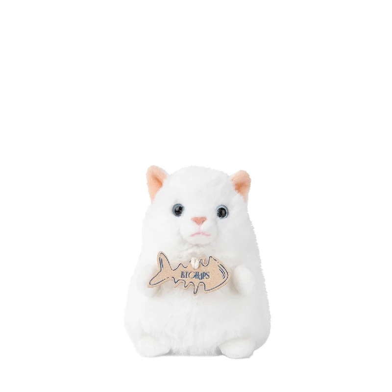 Heat - Retaining Plush Cats for Cold Winter NightsB.T. Chaps  Bowie The White Persian - 12cm - 4.5"