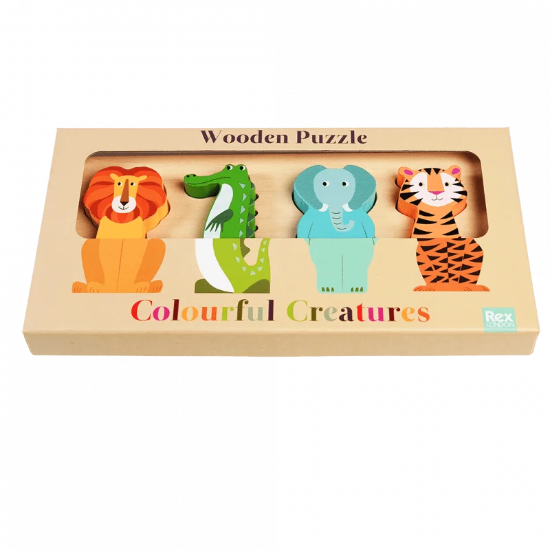 Colourful Creatures
  Wooden Puzzle