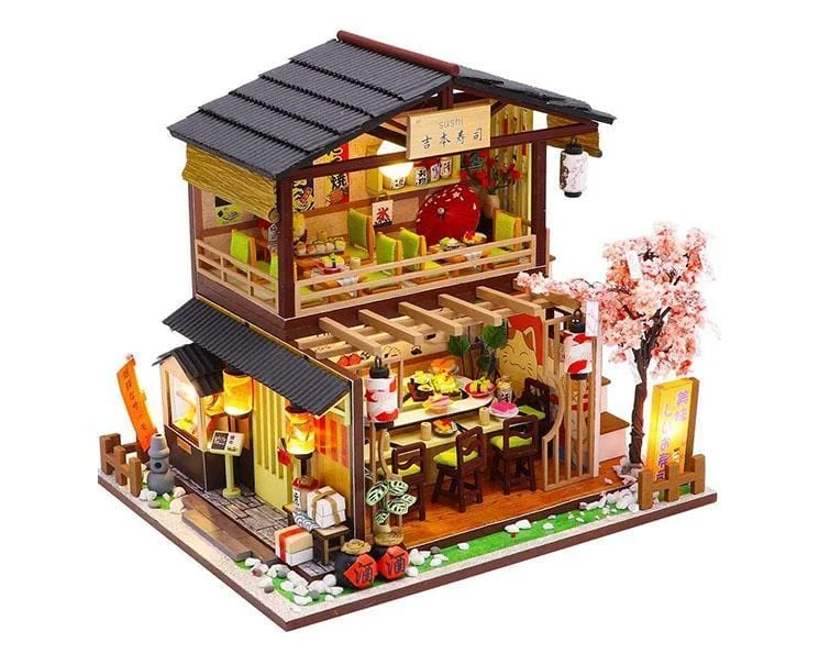 Large - Sized 1000 - Piece Wooden Puzzles with Scenic Landscape Themes for Adult EnthusiastsCutebee DIY Sushi Restaurant