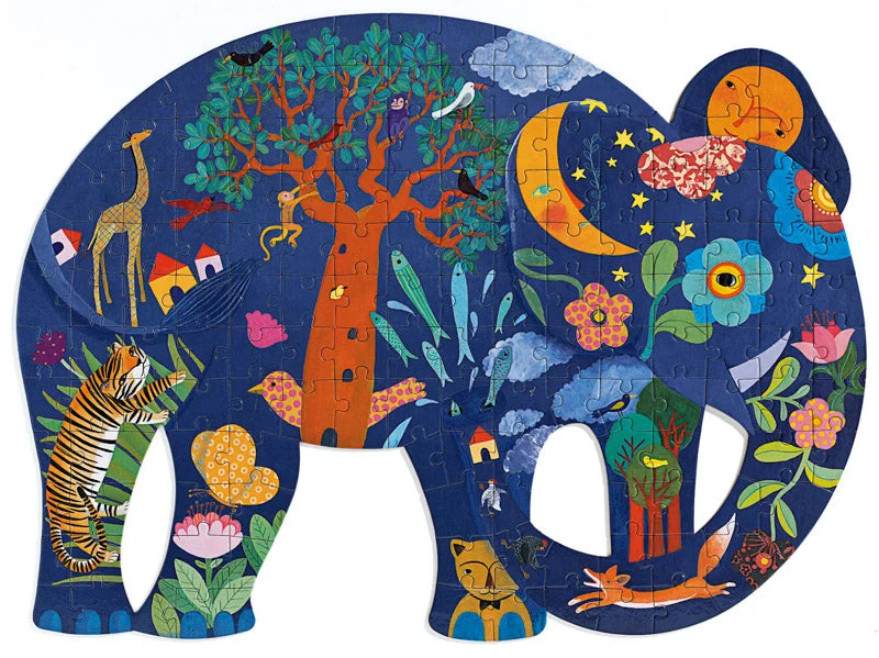 Large - Sized 1000 - Piece Wooden Puzzles with Scenic Landscape Themes for Adult EnthusiastsDjeco Puzzle Elephant Puzzle (150 Pieces) Large - Sized 1000 - Piece Wooden Puzzles with Scenic Landscape Themes for Adult EnthusiastsDjeco Puzzle Elephant Puzzle (150 Pieces)