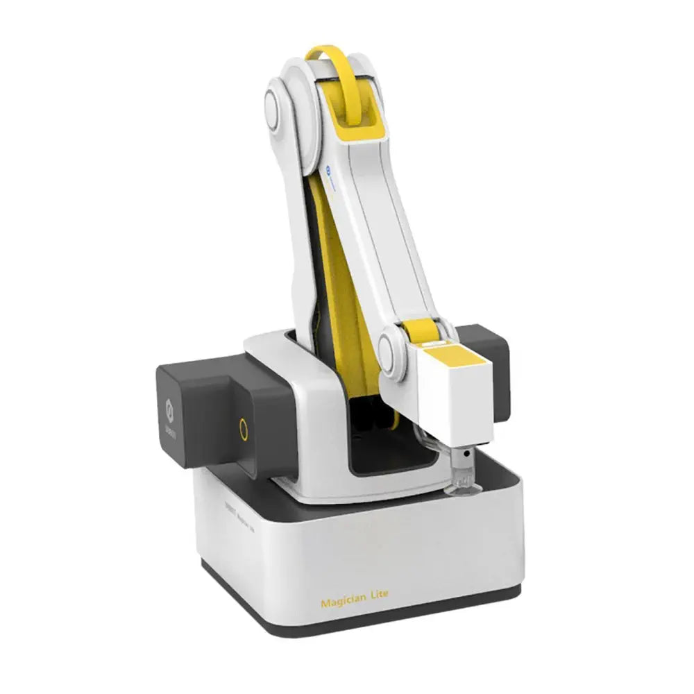Musical - Playing Wooden Robots with a Classical Theme for Art - Inspired SpacesDobot Magician Lite Robotic Arm Musical - Playing Wooden Robots with a Classical Theme for Art - Inspired SpacesDobot Magician Lite Robotic Arm