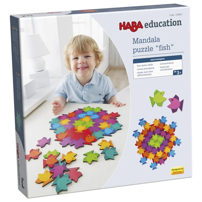 Haba - Mandala Fish Wooden Puzzle