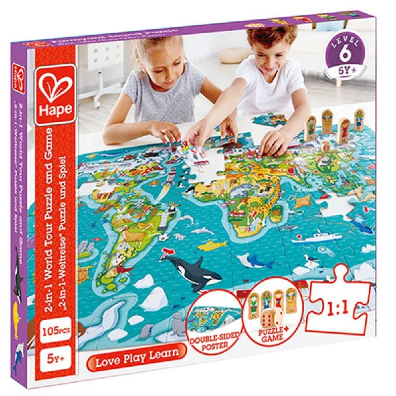 Hape World Puzzle & Game