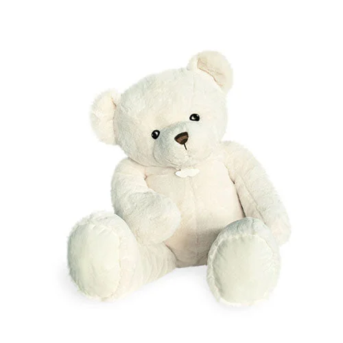 Plush Farm Animal Sets with a Cow, Pig, and Sheep for Nursery DecorHistoire d'Ours Bear Titours-White 75cm