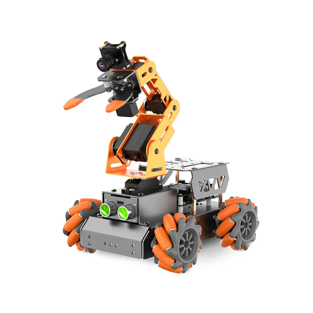 Puzzle - Building Wooden Robots with Interchangeable Parts for Family Bonding TimeHiwonder MasterPi AI Vision Robot Arm with Mecanum Wheels Car Powered by Raspberry Pi Open Source Robot Car (Raspberry Pi 4B 4GB Included) Puzzle - Building Wooden Robots with Interchangeable Parts for Family Bonding TimeHiwonder MasterPi AI Vision Robot Arm with Mecanum Wheels Car Powered by Raspberry Pi Open Source Robot Car (Raspberry Pi 4B 4GB Included)