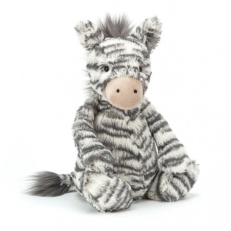 Miniature Plush Kittens with Realistic Details for CollectorsJellycat Bashful Zebra