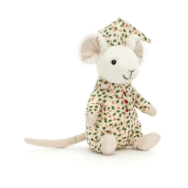 Scented Plush Owls with a Soothing Aroma for RelaxationJellycat Bedtime Merry Mouse