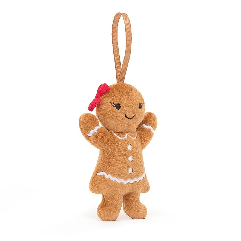 Washable Plush Rabbits with Long Ears for Everyday CuddlesJellycat Festive Folly Gingerbread Ruby Washable Plush Rabbits with Long Ears for Everyday CuddlesJellycat Festive Folly Gingerbread Ruby