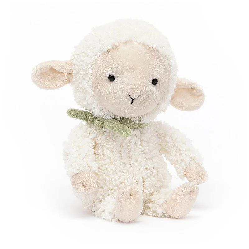 Plush Farm Animal Sets with a Cow, Pig, and Sheep for Nursery DecorJellycat Fuzzkin Lamb Plush Farm Animal Sets with a Cow, Pig, and Sheep for Nursery DecorJellycat Fuzzkin Lamb