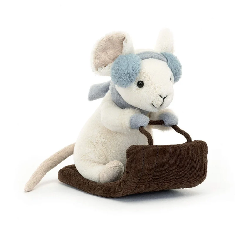 Plush Superhero Dolls with Embroidered Badges for Young FansJellycat Merry Mouse Sleighing Plush Superhero Dolls with Embroidered Badges for Young FansJellycat Merry Mouse Sleighing