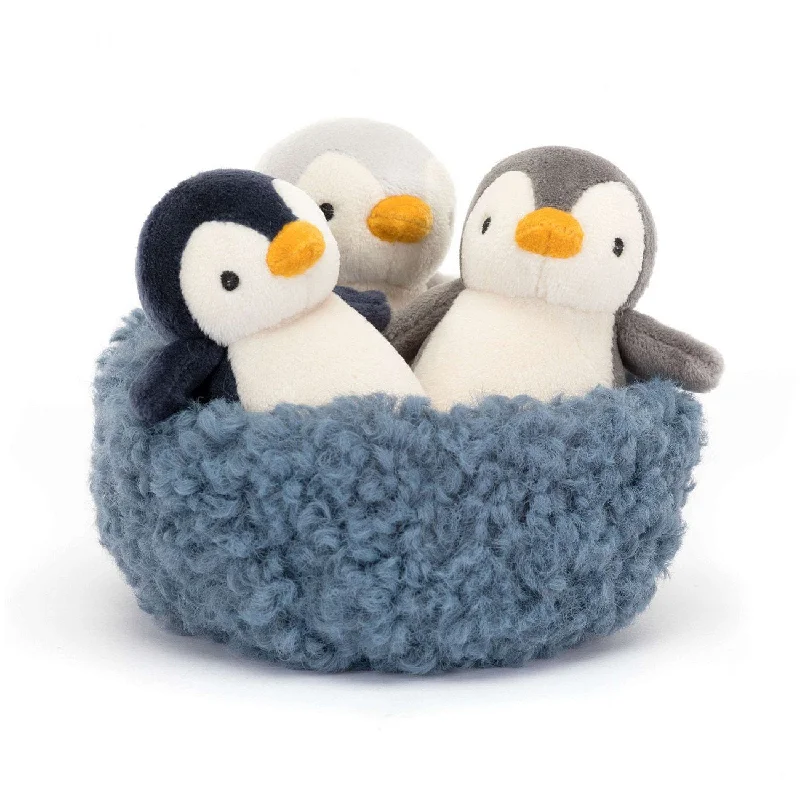 Plush Dinosaur Toys with Movable Limbs for Kids' Pretend PlayJellycat Nesting Penguins Plush Dinosaur Toys with Movable Limbs for Kids' Pretend PlayJellycat Nesting Penguins