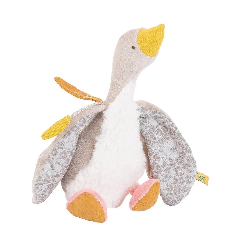 Plush Superhero Dolls with Embroidered Badges for Young FansMoulin Roty Le Voyage D'olga, Flechette The Grey Goose with High Grade French Fabrics 23cm Plush Superhero Dolls with Embroidered Badges for Young FansMoulin Roty Le Voyage D'olga, Flechette The Grey Goose with High Grade French Fabrics 23cm
