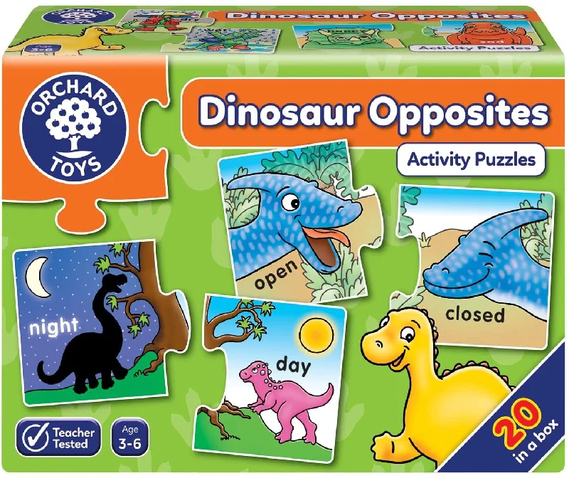 Orchard - 2 x 20Pc Dino Opposites Puzzle