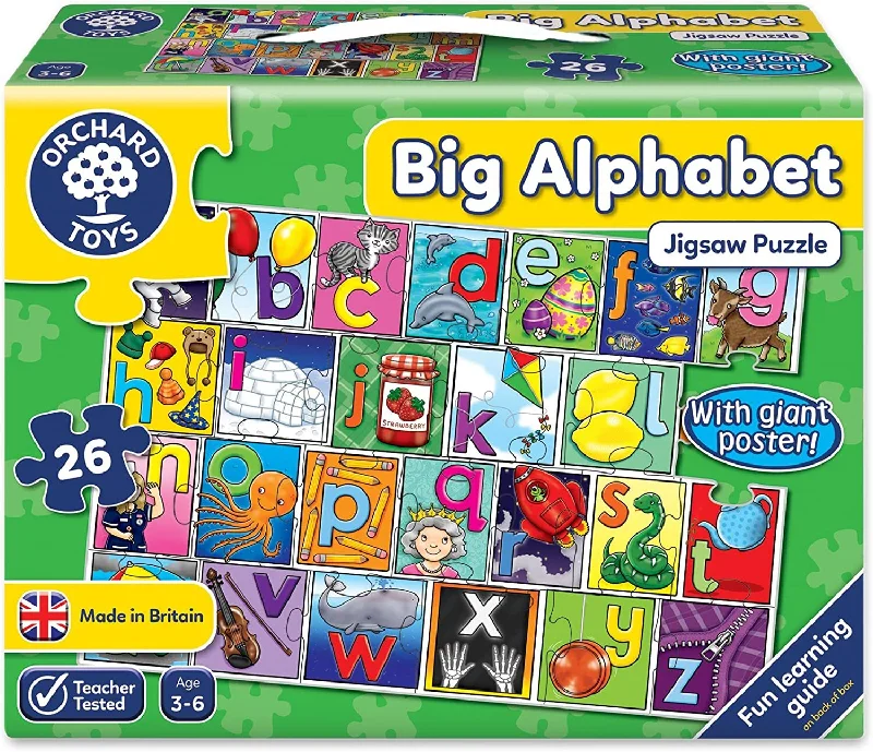 Orchard - 26Pc Big Alphabet Puzzle & Poster