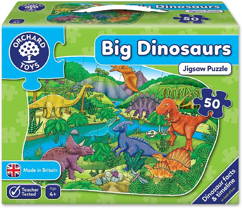 Orchard - 50Pc Big Dinosaur Shaped Puzzle