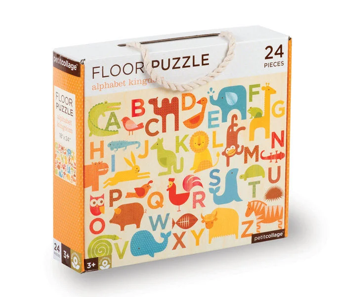 Petit Collage - Alphabet Kingdom 24pc Floor Puzzle