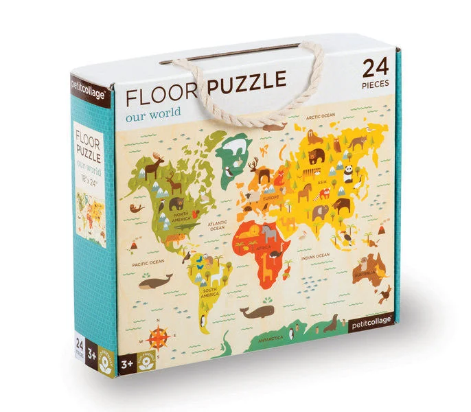 Petit Collage - Floor Puzzle - Our World