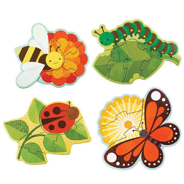 Petit Collage - Beginner Puzzle - Garden Bugs