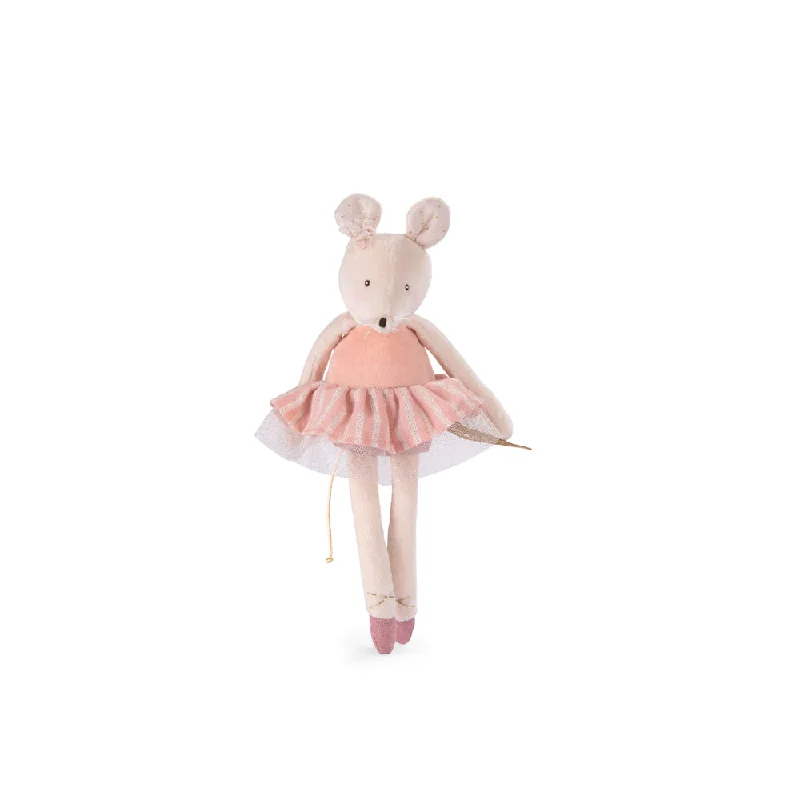 Plush Ballet Dancer Toys with Tutus for Dance - Loving KidsPink mouse - The Little School of Dance - Moulin Roty