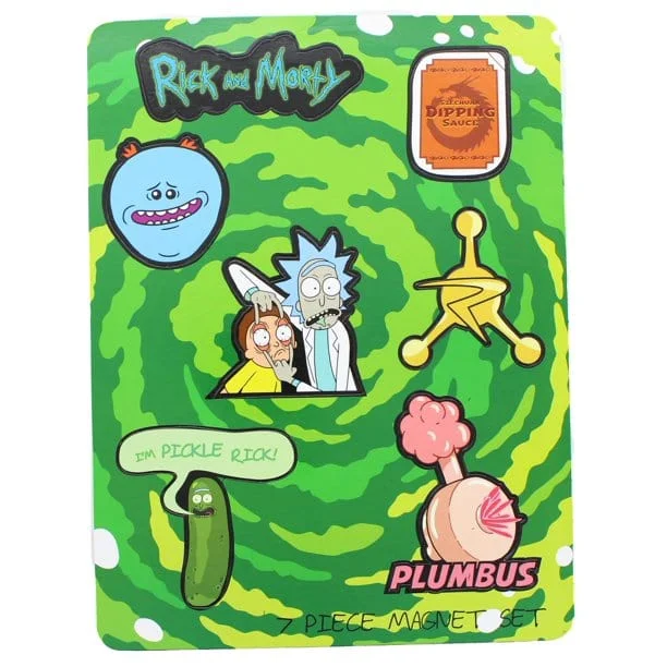 Puzzle - Mat Included Wooden Puzzles with a Botanical Garden Theme for Comfortable AssemblyRick and Morty Magnet Set