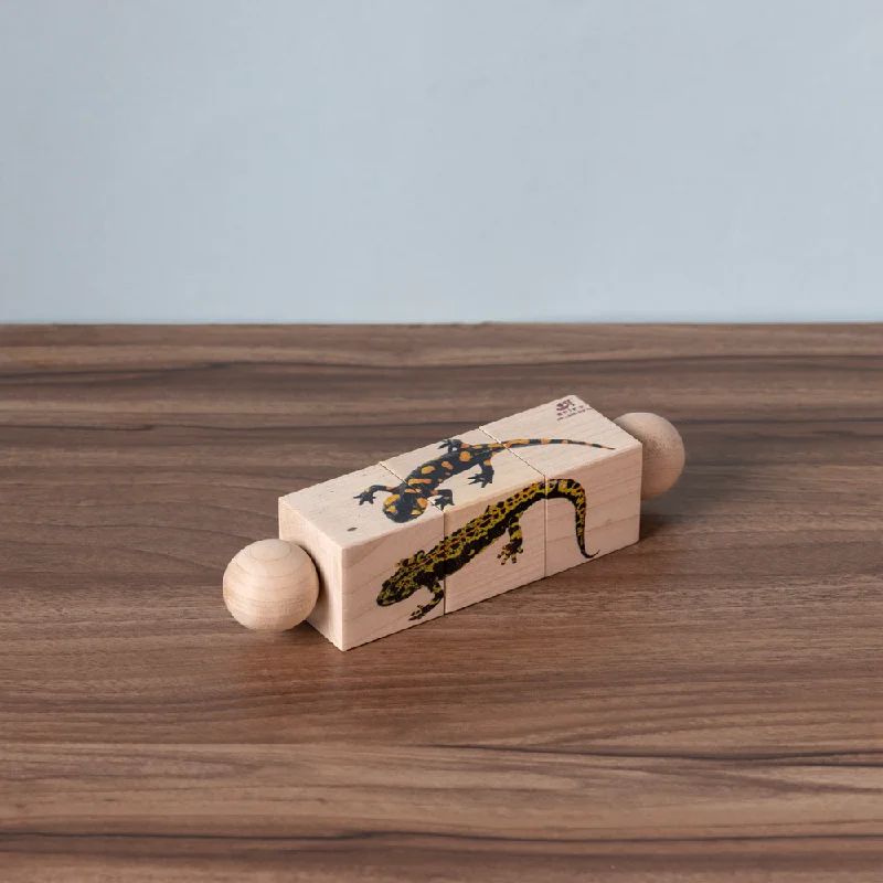Puzzle - and - Storage Wooden Puzzles with a Farmyard Theme for Kids' RoomsRotating Puzzle - Amphibians Puzzle - and - Storage Wooden Puzzles with a Farmyard Theme for Kids' RoomsRotating Puzzle - Amphibians
