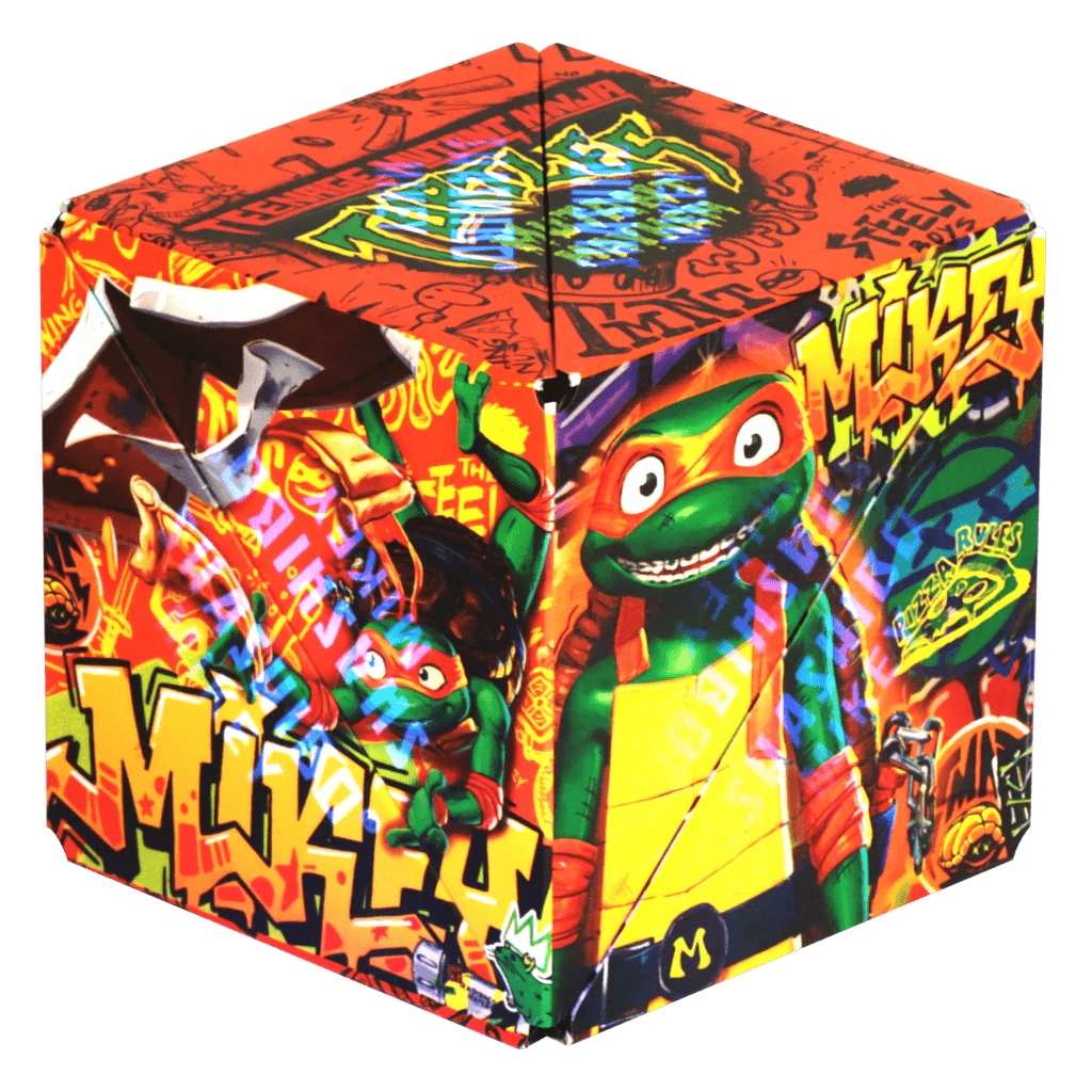 Puzzle - and - Storage Wooden Puzzles with a Farmyard Theme for Kids' RoomsShashibo Shape Shifting Box - TMNT: Michelangelo (Series 2)