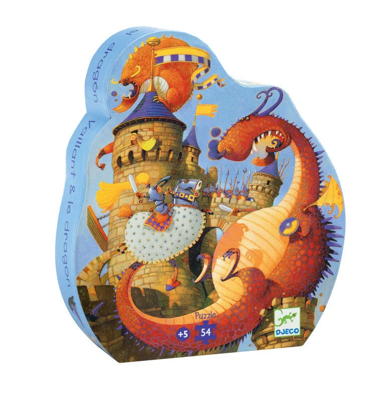 Braille - Labeled Wooden Puzzles for Visually Impaired IndividualsSir Valliant The Dragon Puzzle