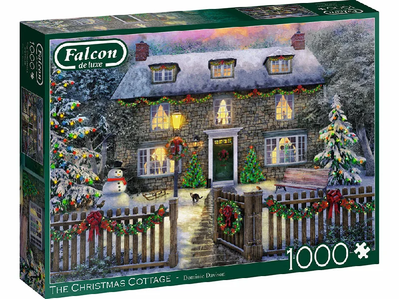 Puzzle - in - a - Box Wooden Puzzles with a Pirate Theme for Travelers' EntertainmentFalcon de Luxe <br> The Christmas Cottage <br> 1000 Piece Puzzle