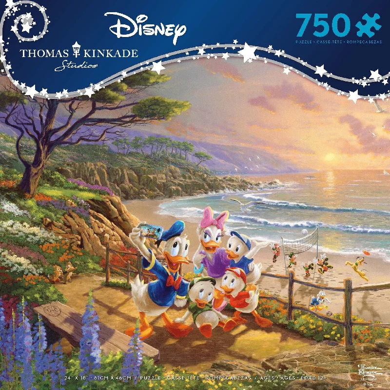 Glow - in - the - Dark Wooden Puzzles of Starry Sky for Nighttime AmusementThomas Kinkade Disney Dreams <br> 750 Piece Puzzle <br> A Ducky Day