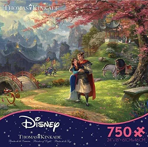 Puzzle - in - a - Box Wooden Puzzles with a Pirate Theme for Travelers' EntertainmentThomas Kinkade Disney Dreams <br> 750 Piece Puzzle <br> Mulan