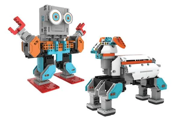 Glow - in - the - Dark Wooden Robots with a Fantasy - Inspired Look for Nighttime PlayUBTech Jimu Robot BuzzBot & MuttBot Kit Glow - in - the - Dark Wooden Robots with a Fantasy - Inspired Look for Nighttime PlayUBTech Jimu Robot BuzzBot & MuttBot Kit